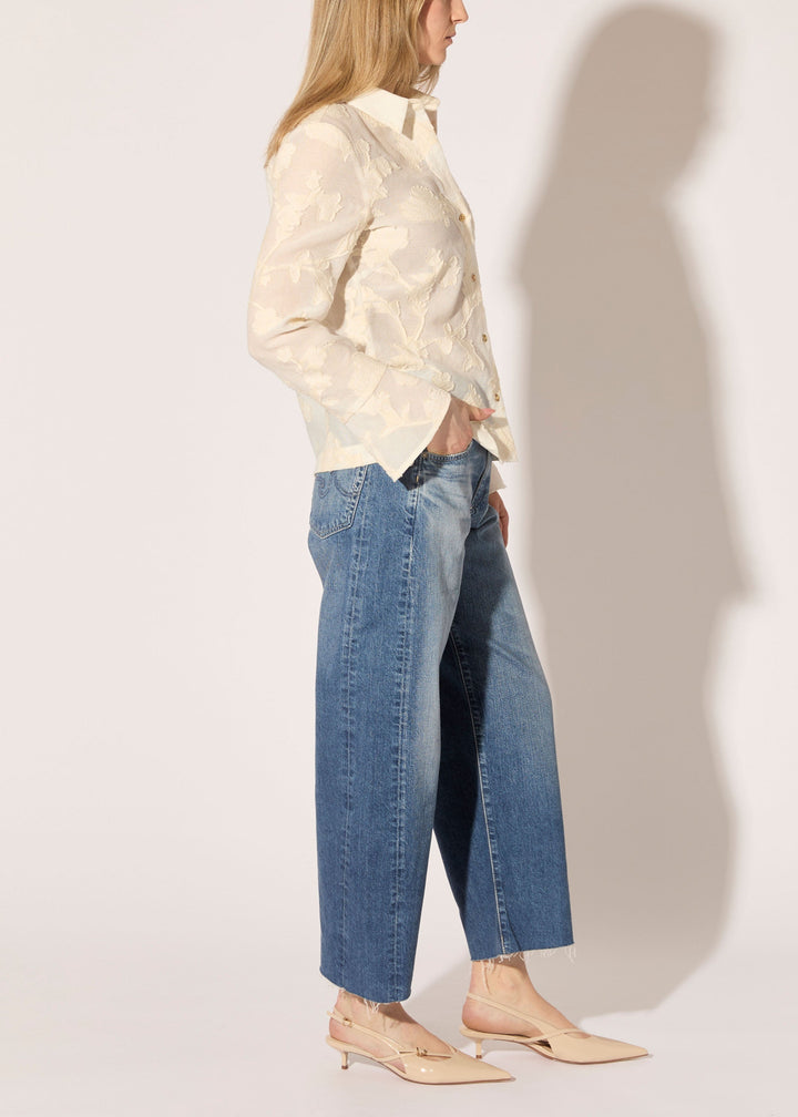 Floral Cotton Gazar Blouse