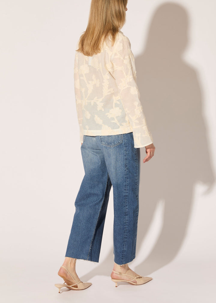 Floral Cotton Gazar Blouse