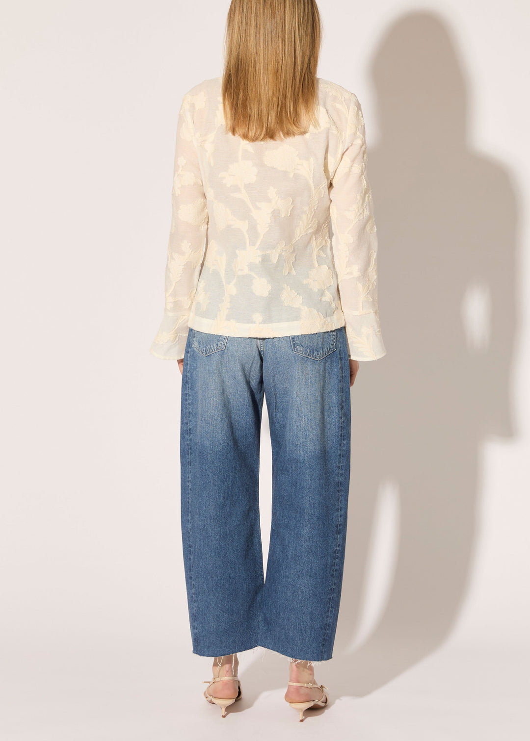 Floral Cotton Gazar Blouse