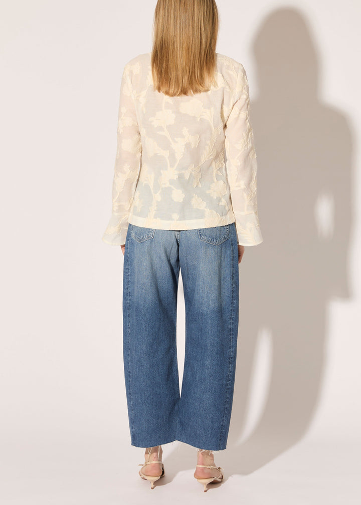 Floral Cotton Gazar Blouse