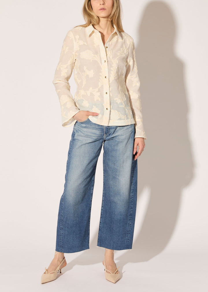 Floral Cotton Gazar Blouse