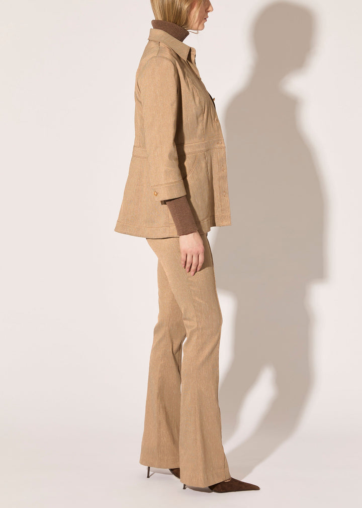 Amsterdam Twill Flared Leg Pants