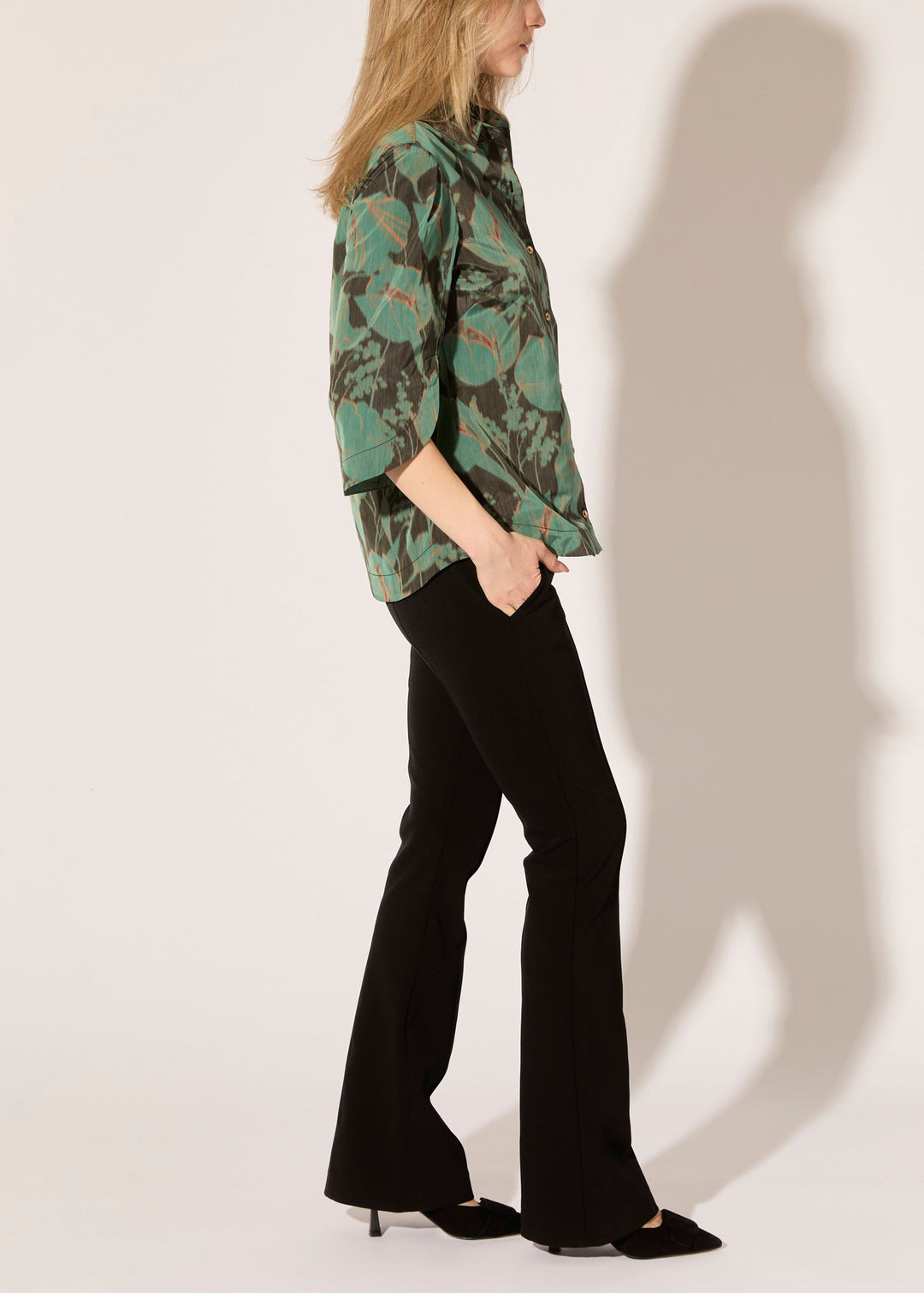 Dutch Floral Print Blouse