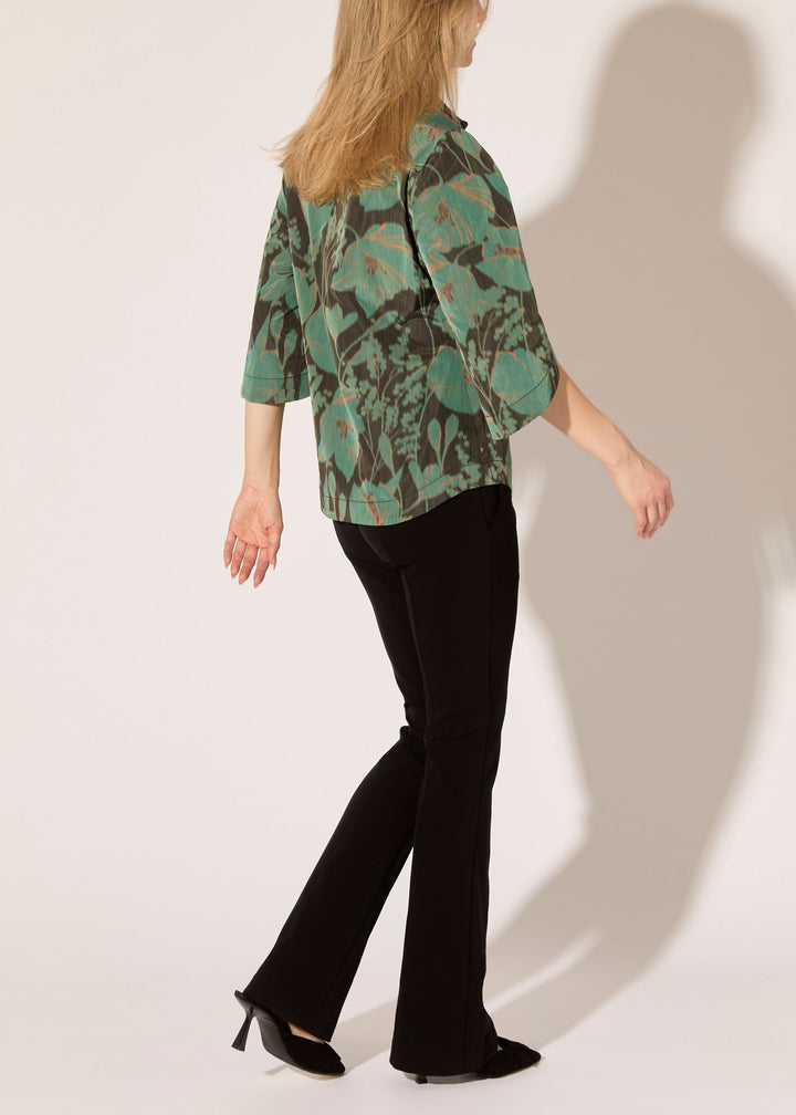 Dutch Floral Print Blouse