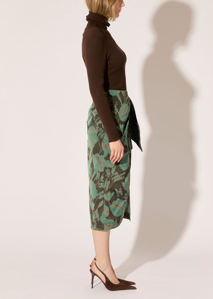 Dutch Floral Print Skirt