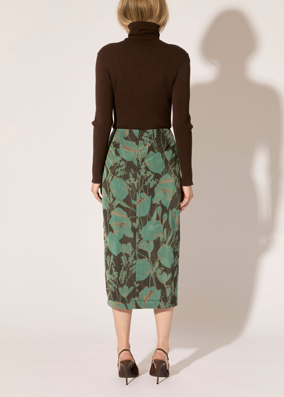 Dutch Floral Print Skirt