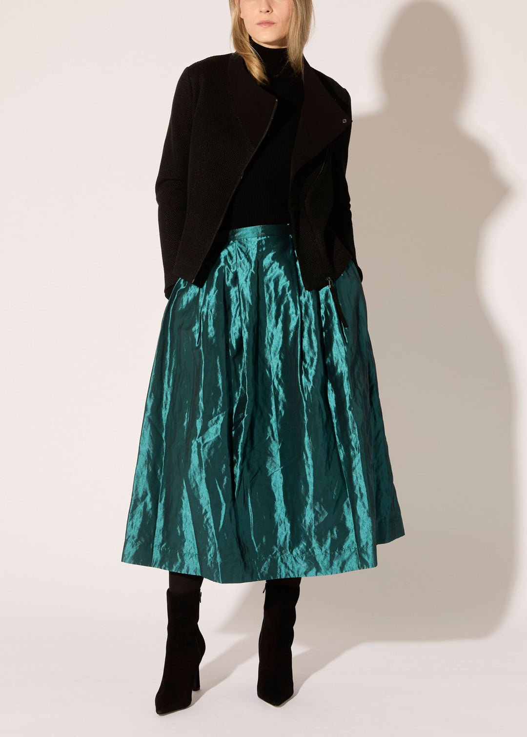 Metallic Taffeta Skirt - PREORDER