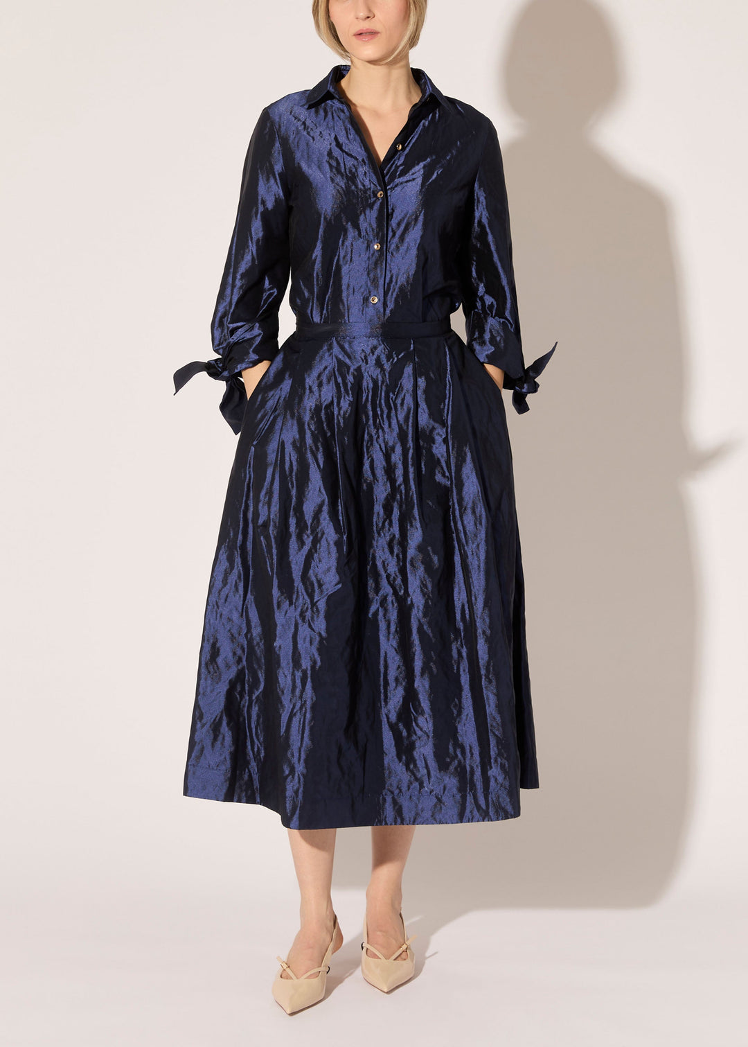 Metallic Taffeta Blouse - PREORDER