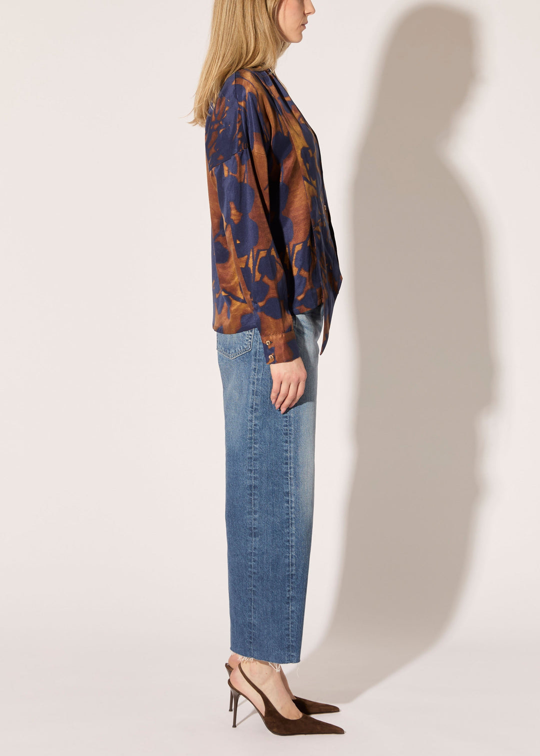 Shadow Print Blouse