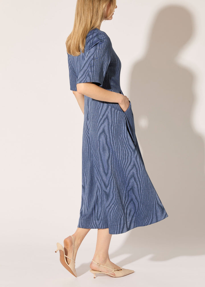 Moire Denim Dress - PREORDER