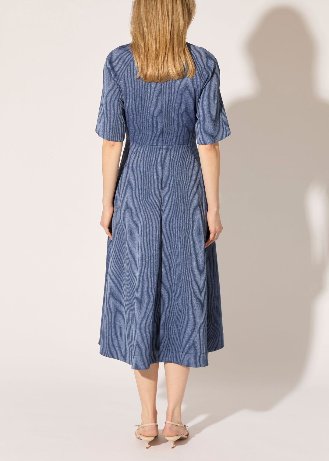 Moire Denim Dress - PREORDER