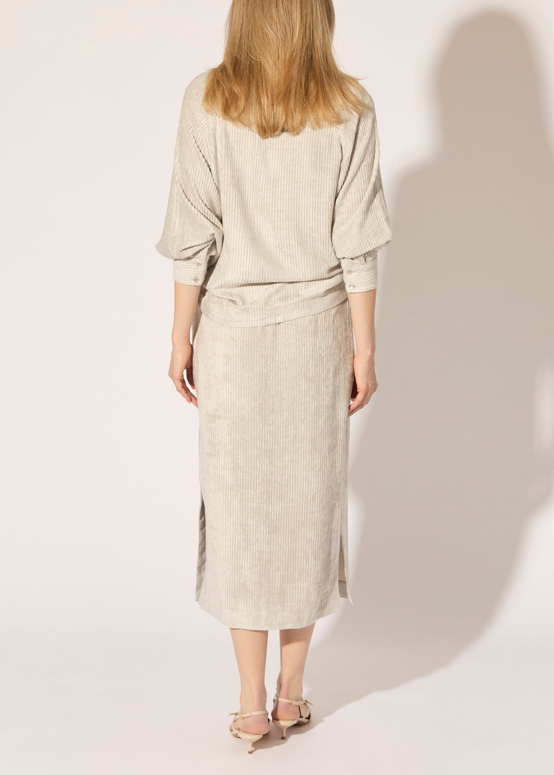 Corded Viscose Dolman Shirt - PREORDER