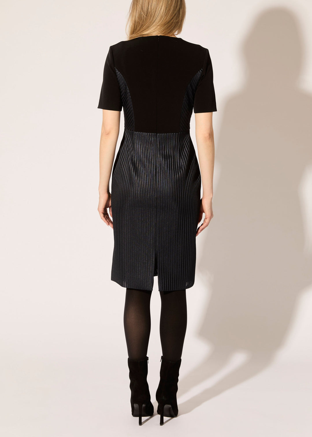 Linear Mesh Sheath Dress - PREORDER