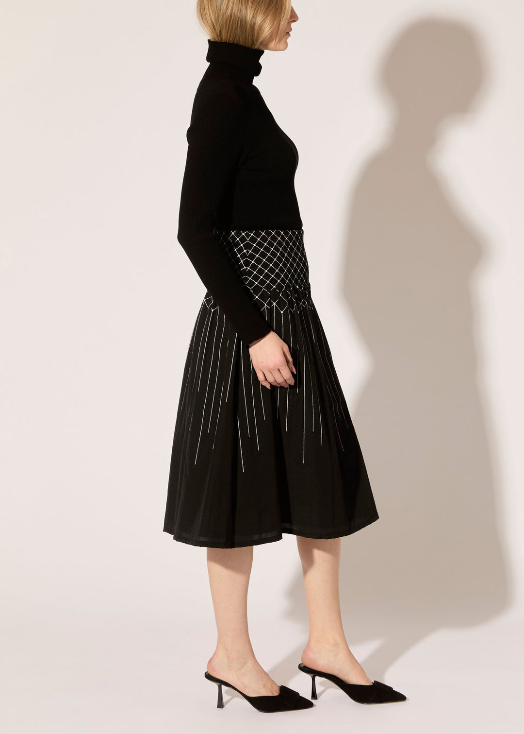 Diamond Plisse Skirt - PREORDER