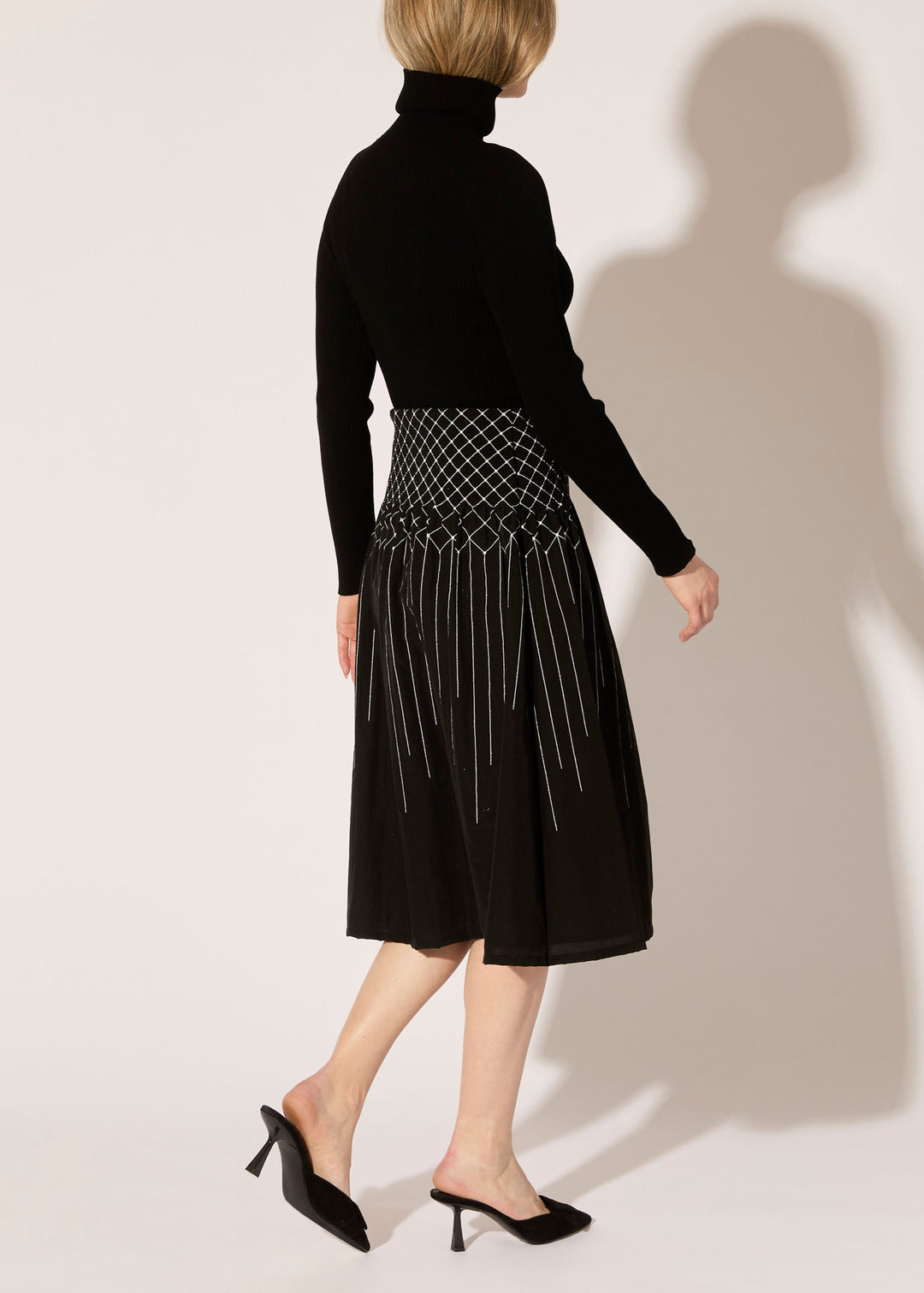 Diamond Plisse Skirt - PREORDER