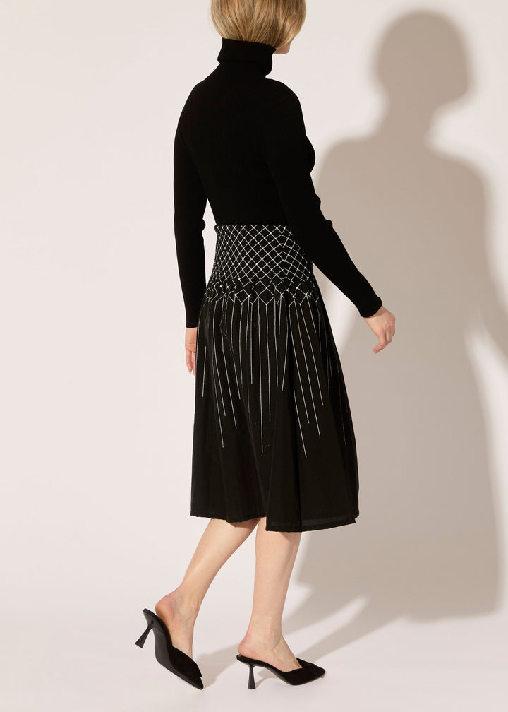 Diamond Plisse Skirt - PREORDER