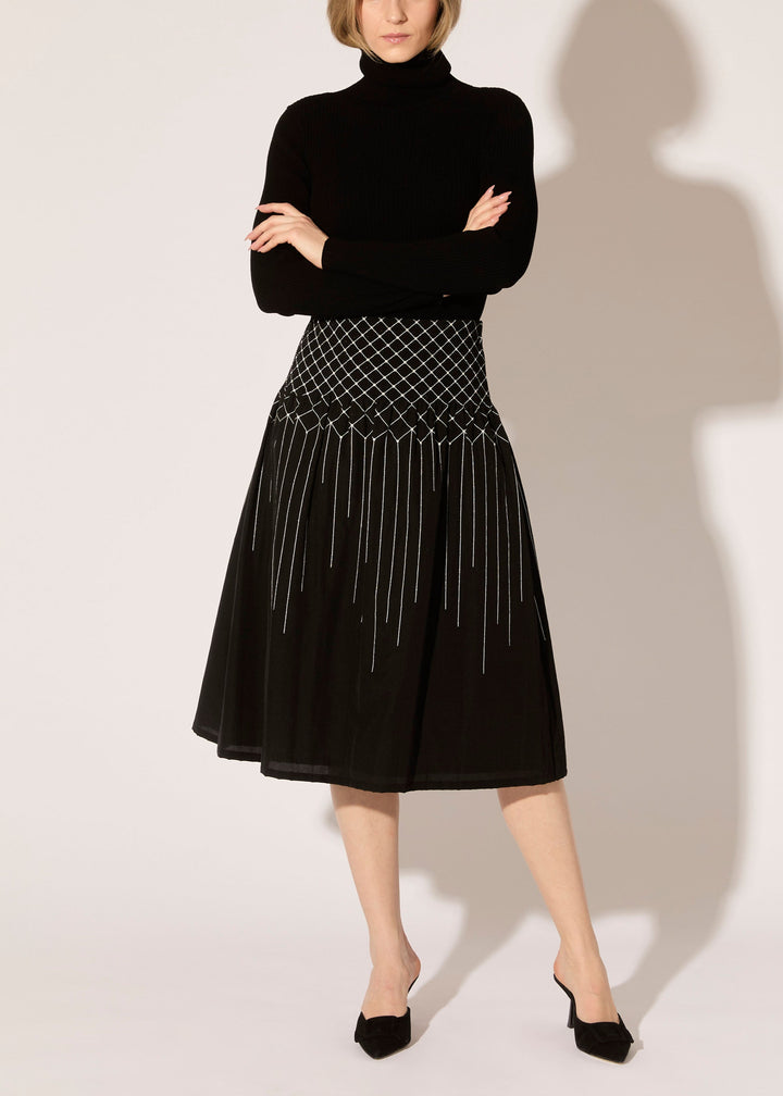 Diamond Plisse Skirt - PREORDER