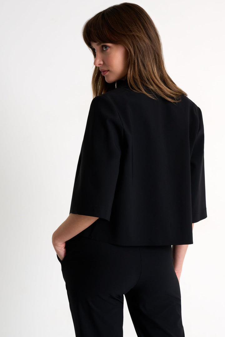 Short-Sleeved Lycra Jacket - 52530-75-800 02 / 800 Black / 75% POLYAMIDE, 25% ELASTANE