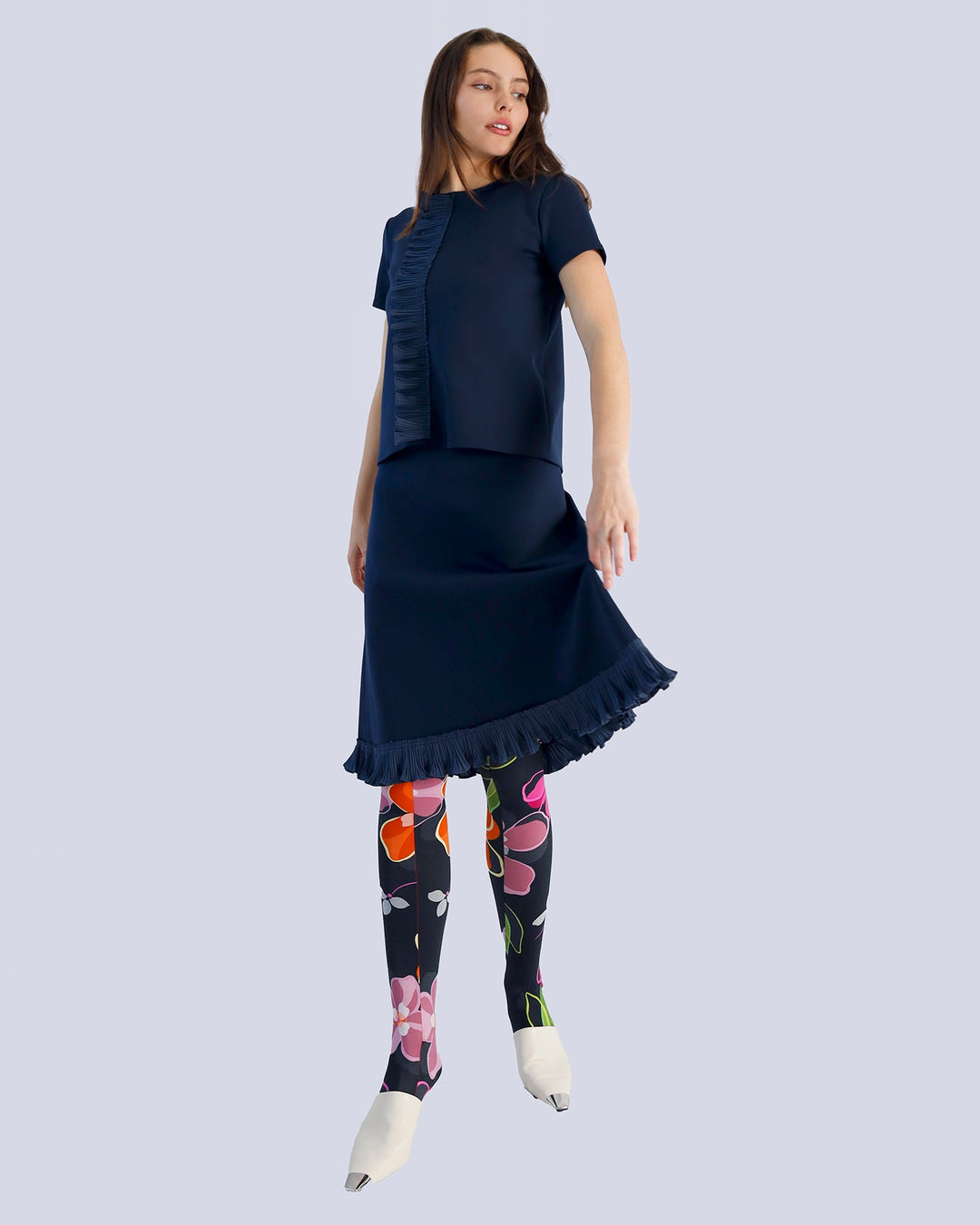 Maison Marie Saint Pierre | Skirt | MAZE | Deep Blue | Top | MADDY | Deep Blue