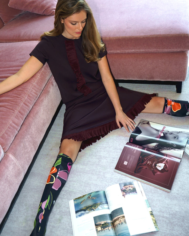 Maison Marie Saint Pierre | Skirt | MAZE | Plum | Top | MADDY | Plum