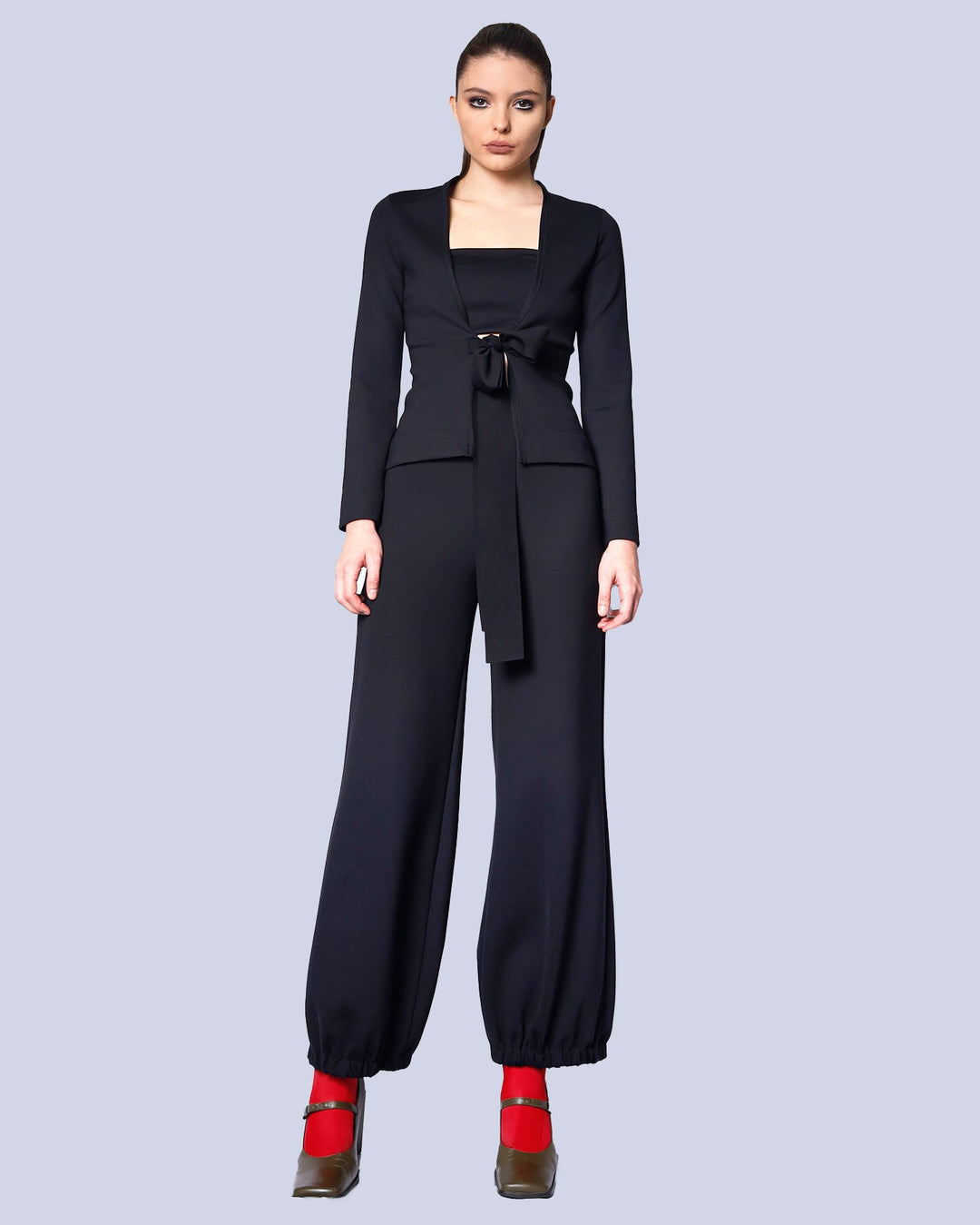 Maison Marie Saint Pierre | Pants | MAVALONA | Black | Cardigan | MORENZAE | Black