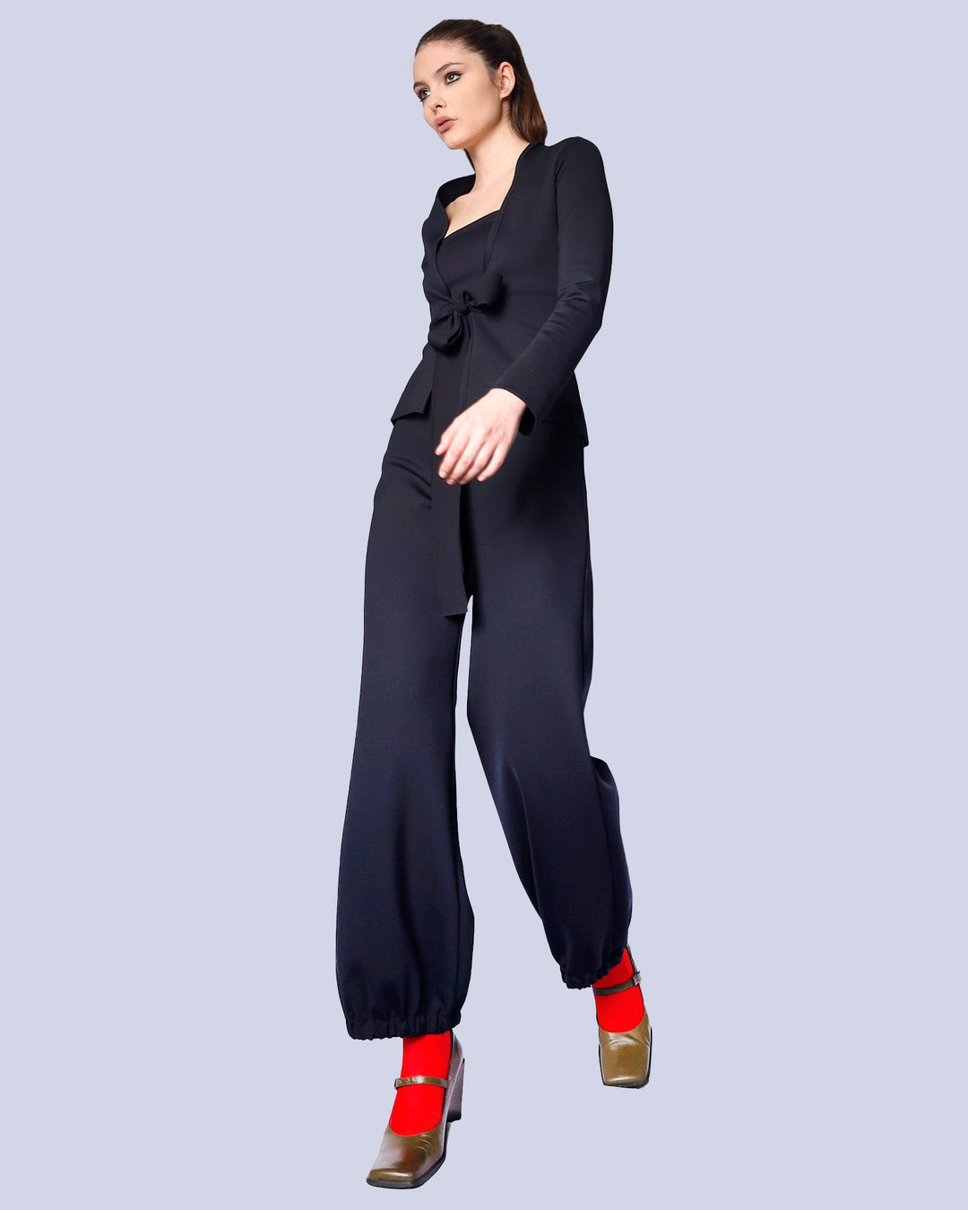 Maison Marie Saint Pierre | Pants | MAVALONA | Black | Cardigan | MORENZAE | Black