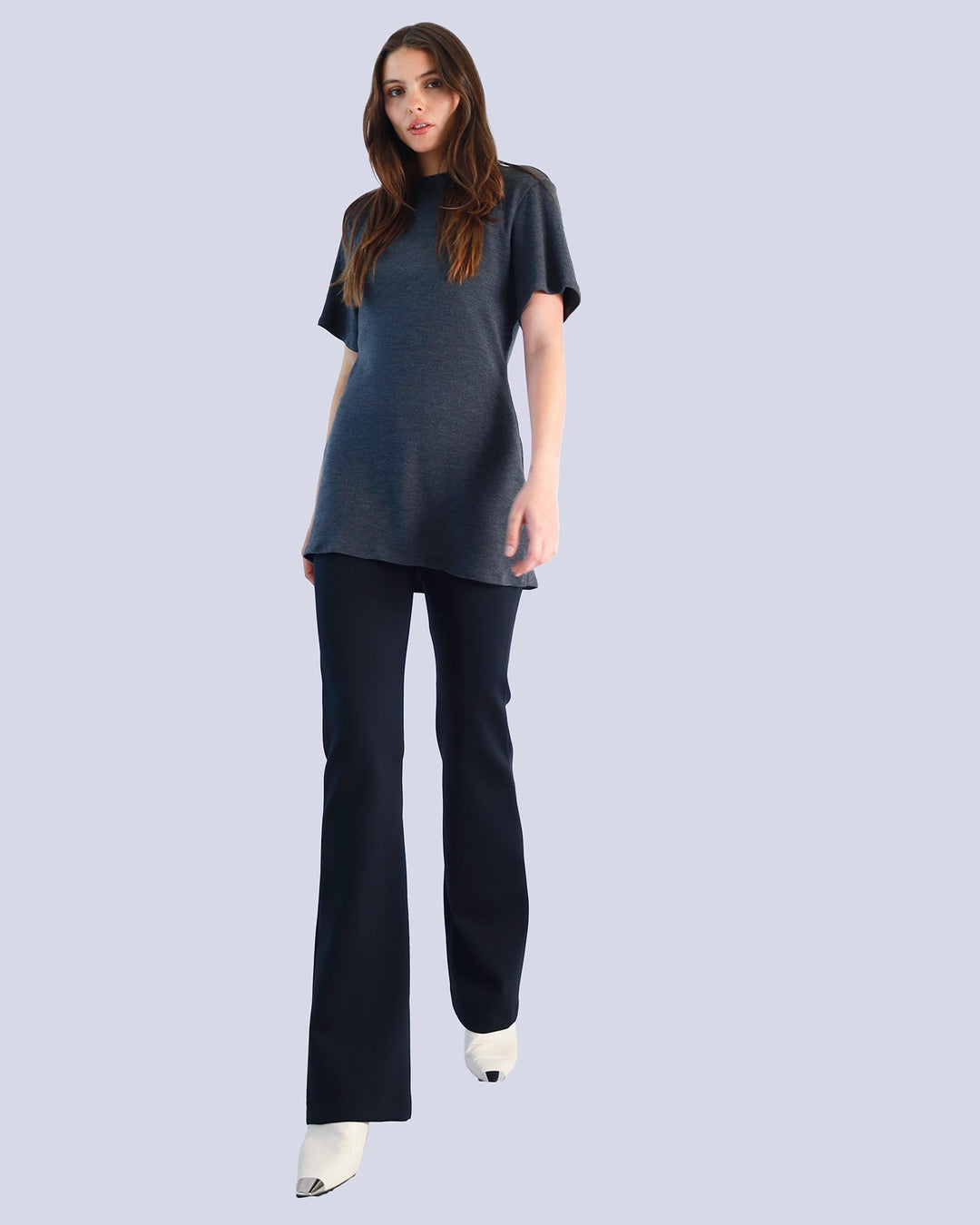 Maison Marie Saint Pierre | Top | MILA | Grey Mixte | Pants | MARCELARIME | Black