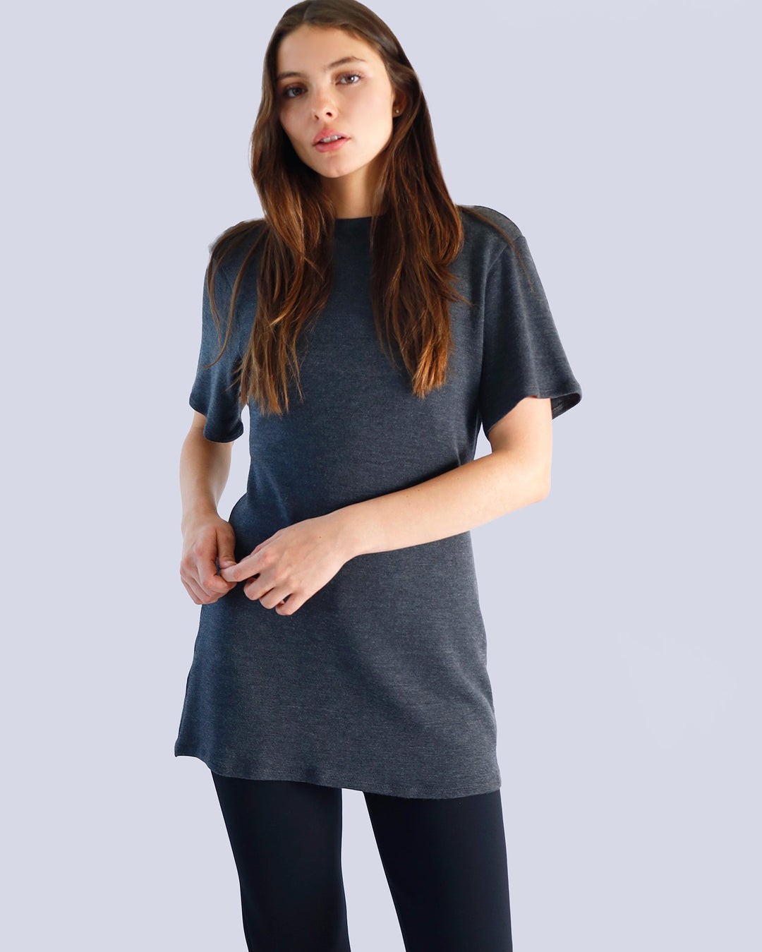 Maison Marie Saint Pierre | Top | MILA | Grey Mixte | Pants | MARCELARIME | Black