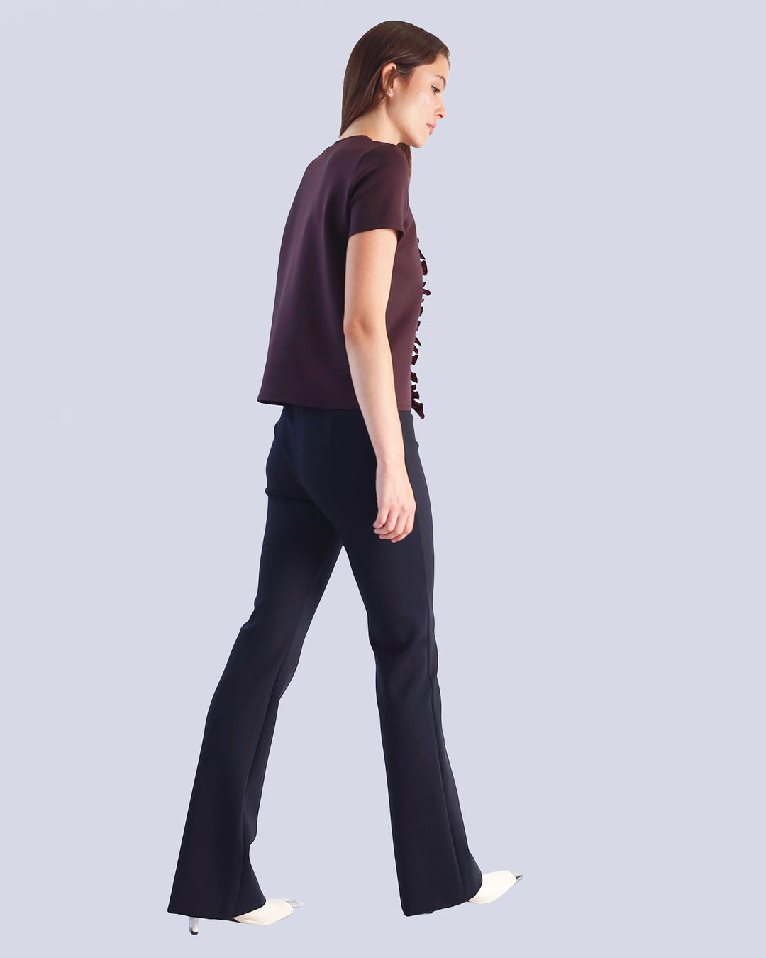 Maison Marie Saint Pierre | Top | MADDY | Plum | Pants | MARCELARIME | Black