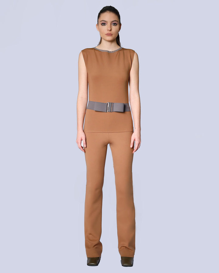 Maison Marie Saint Pierre | Top | MESMINA | Umber | Pants | MARCELARIME | Umber