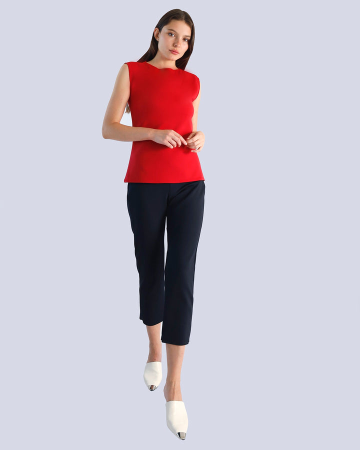 Maison Marie Saint Pierre | Pants | MANUTE | Black | Top | MESMINA | Red