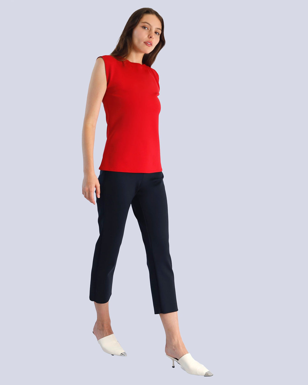 Maison Marie Saint Pierre | Pants | MANUTE | Black | Top | MESMINA | Red
