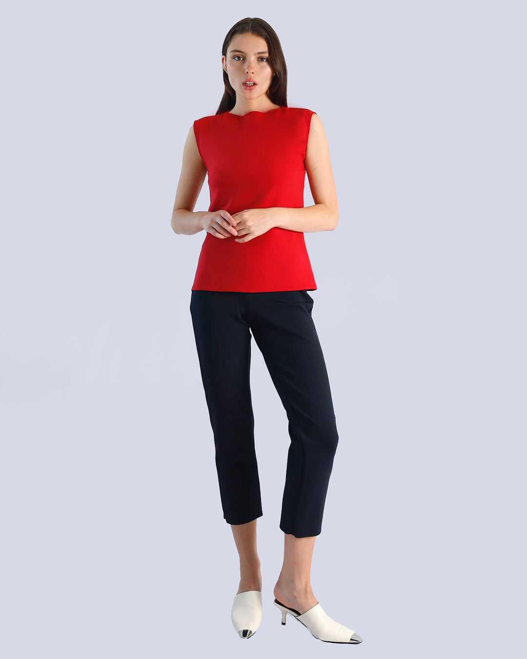 Maison Marie Saint Pierre | Pants | MANUTE | Black | Top | MESMINA | Red