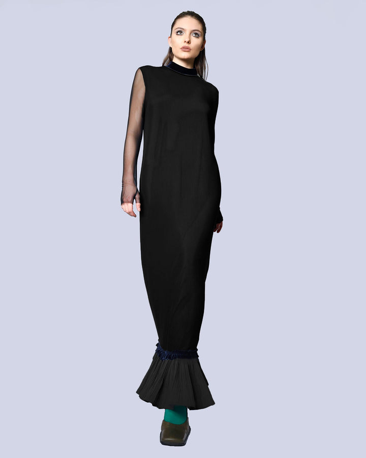 Maison Marie Saint Pierre | Dress | MENALINE | Black | Midnight