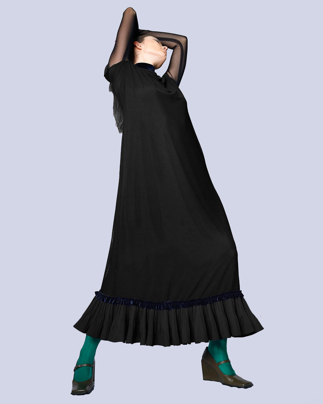 Maison Marie Saint Pierre | Dress | MENALINE | Black | Midnight