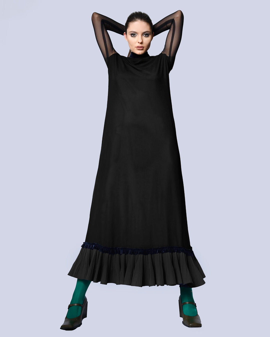 Maison Marie Saint Pierre | Dress | MENALINE | Black | Midnight