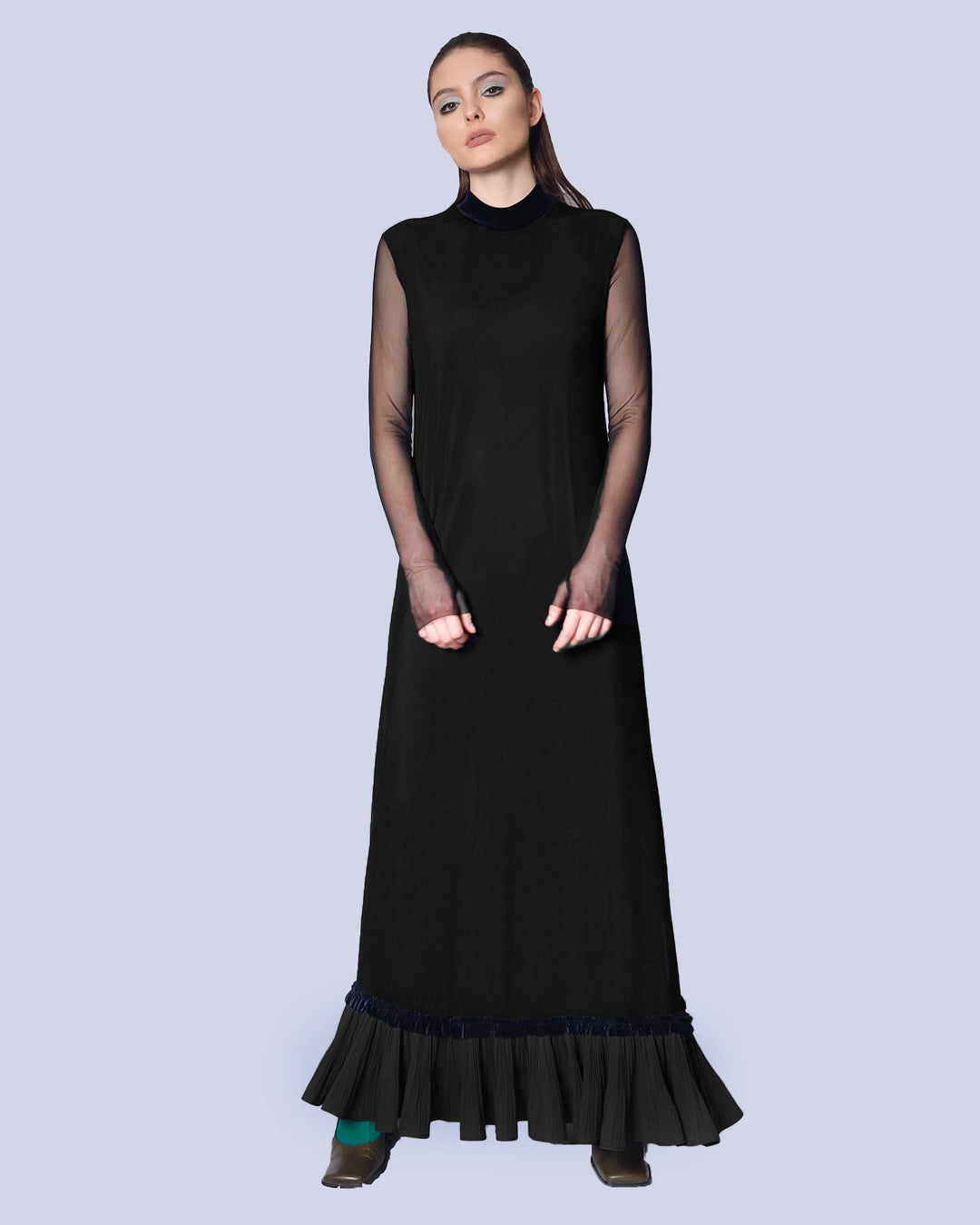 Maison Marie Saint Pierre | Dress | MENALINE | Black | Midnight
