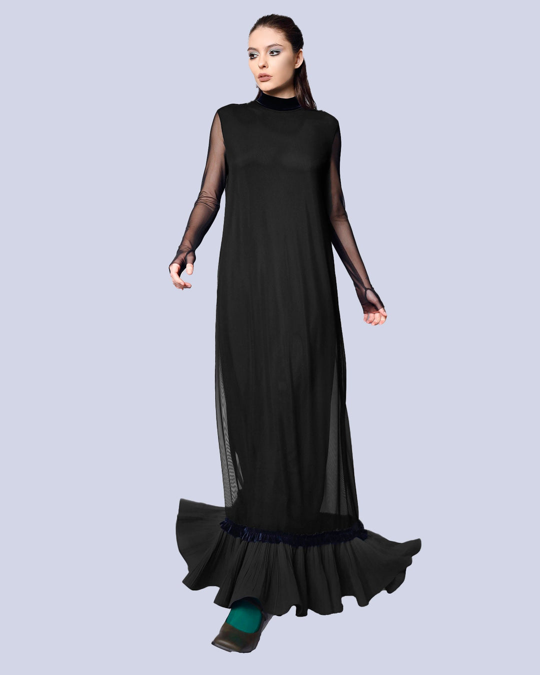 Maison Marie Saint Pierre | Dress | MENALINE | Black | Midnight