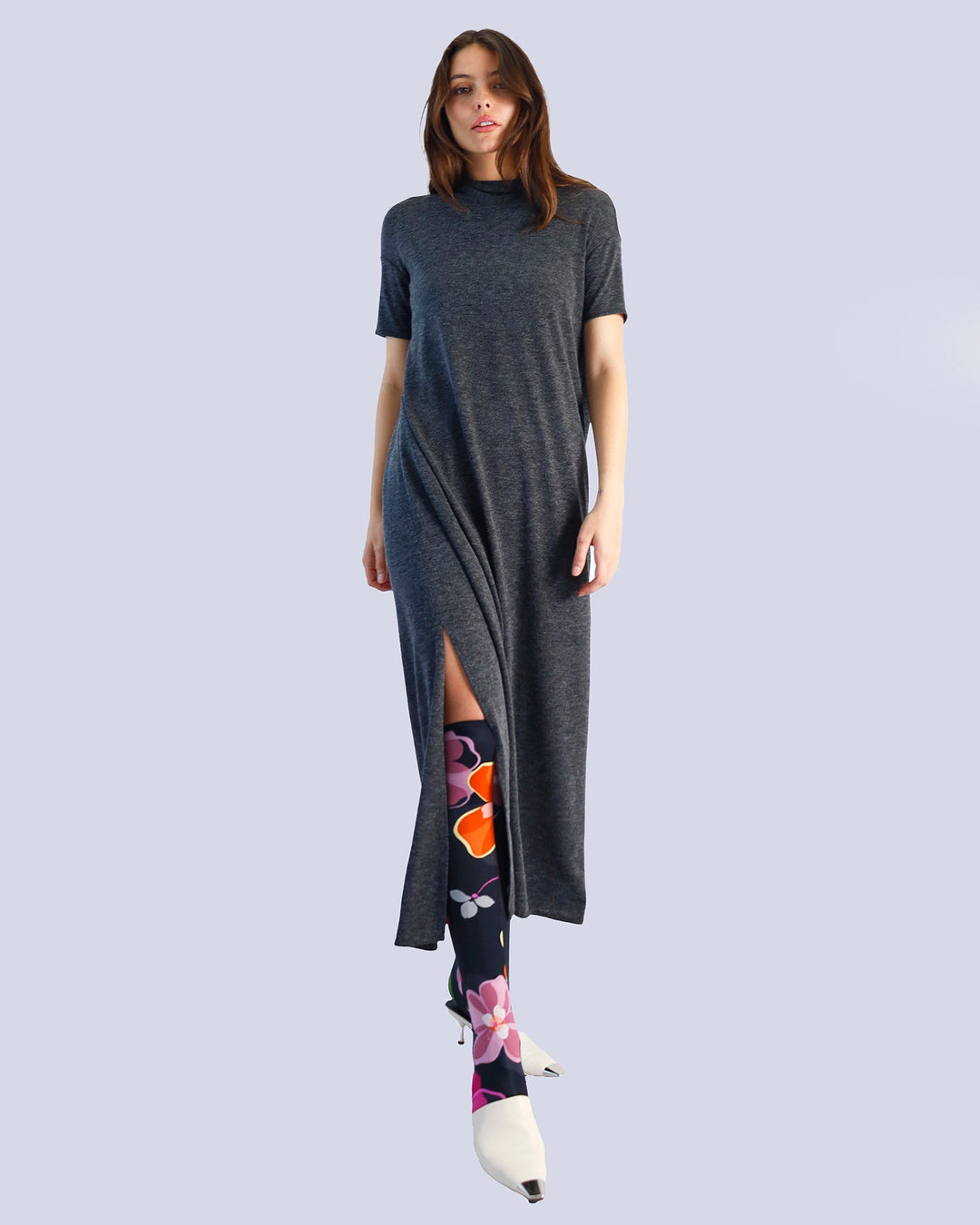 Maison Marie Saint Pierre | Dress | MIKA | Grey Mixte