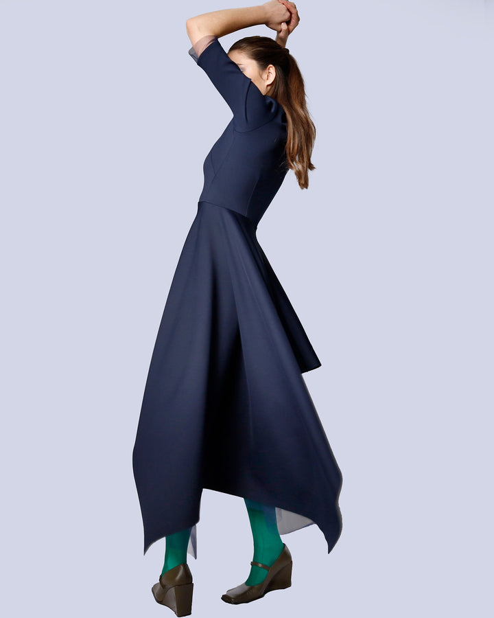 Maison Marie Saint Pierre | Dress | MARA | Deep Blue