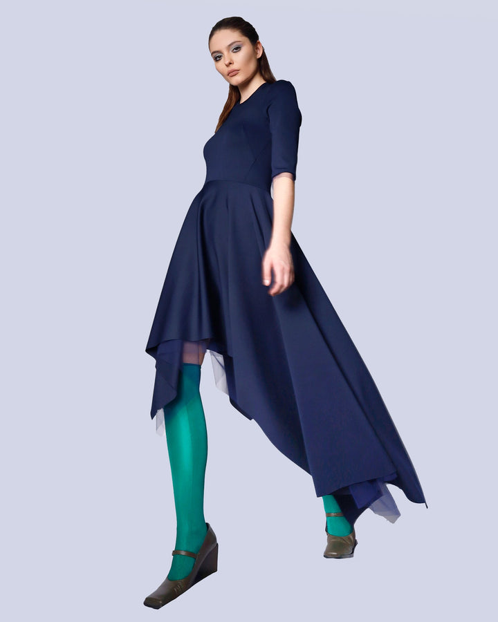Maison Marie Saint Pierre | Dress | MARA | Deep Blue