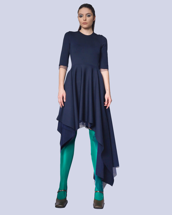 Maison Marie Saint Pierre | Dress | MARA | Deep Blue