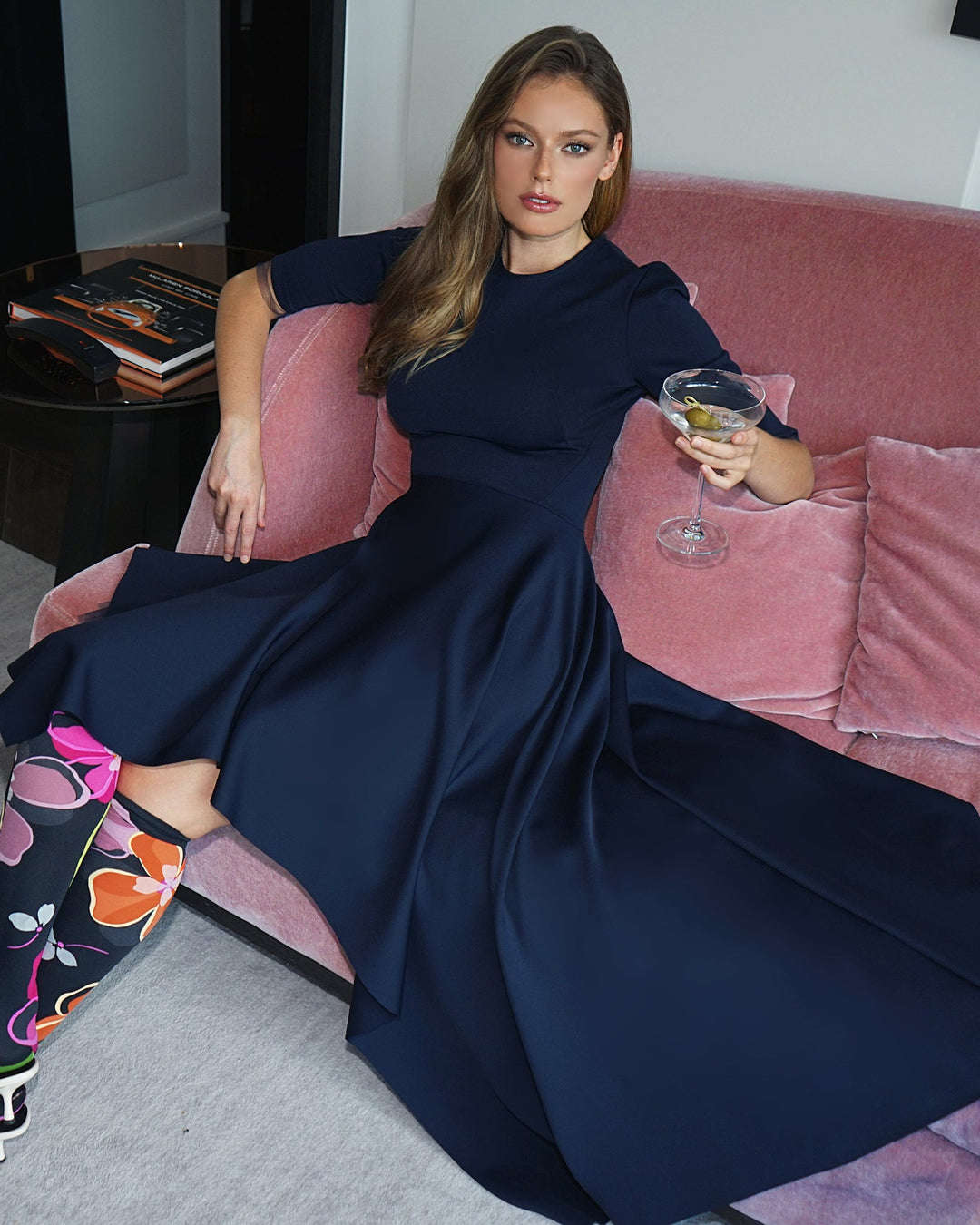 Maison Marie Saint Pierre | Dress | MARA | Deep Blue