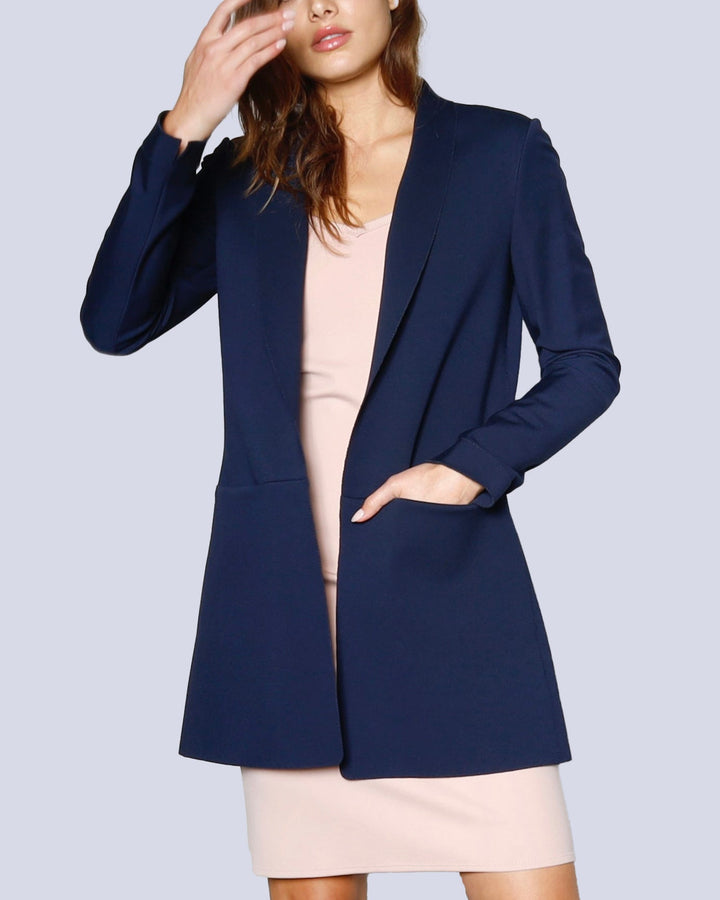 Maison Marie Saint Pierre | Jackets and Coats | Abaco | Deep Blue