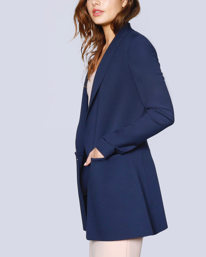 Maison Marie Saint Pierre | Jackets and Coats | Abaco | Deep Blue