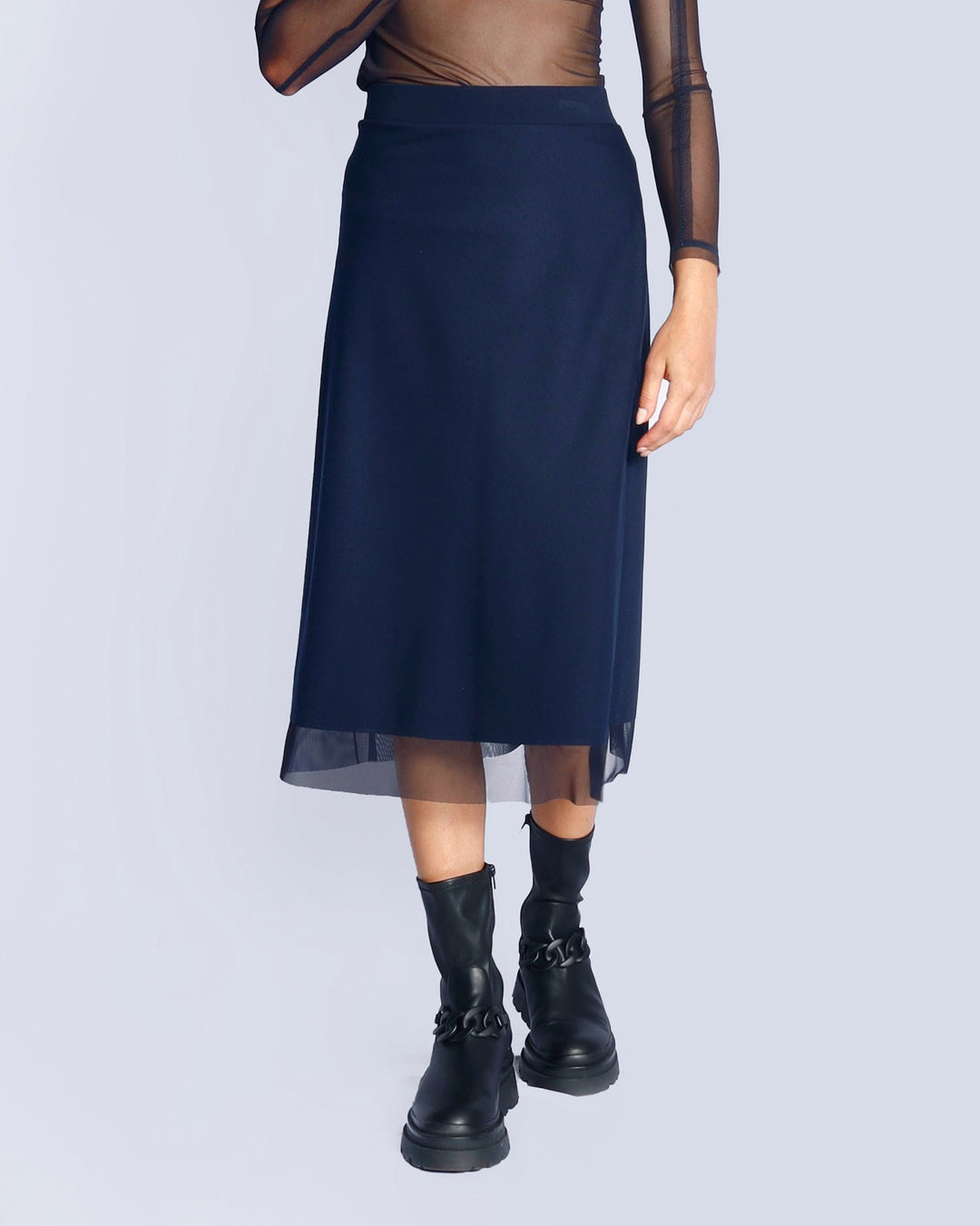 Maison Marie Saint Pierre | Skirts | Archy2 | Deep Blue
