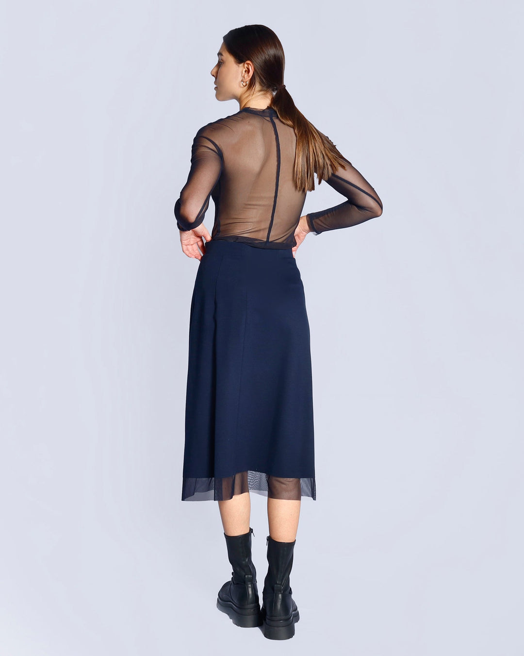 Maison Marie Saint Pierre | Skirts | Archy2 | Deep Blue | Top | DANTON | Navy