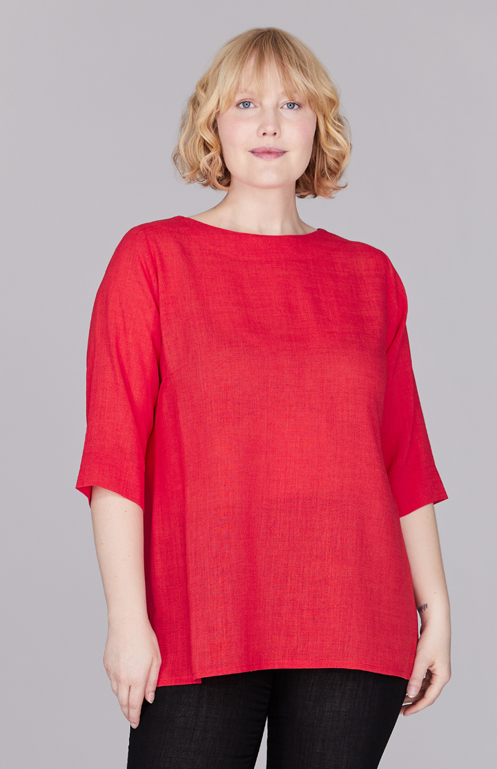 Microlinen Essential 3/4 Sleeve Blouse