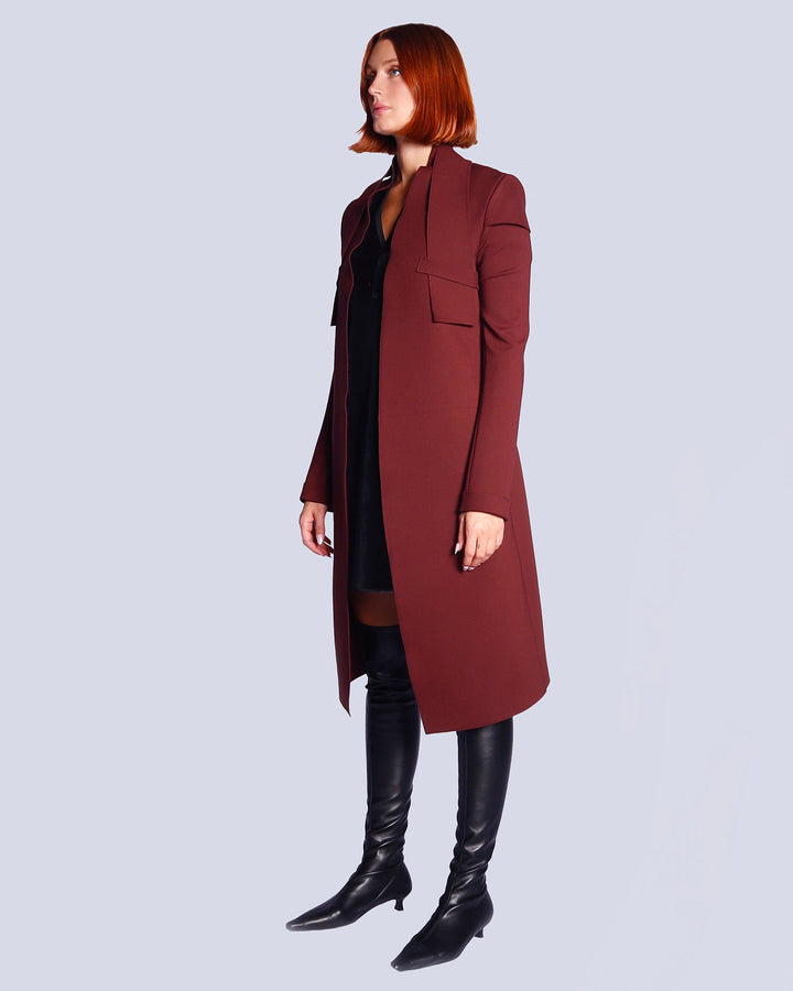 Maison Marie Saint Pierre | Jackets and Coats | CAMUS | Garnet