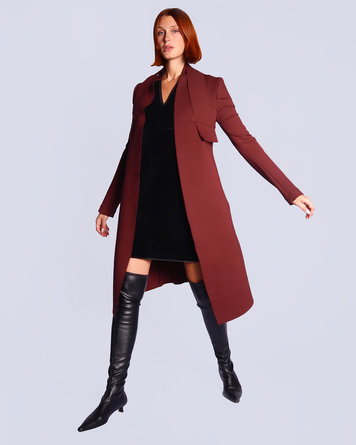 Maison Marie Saint Pierre | Jackets and Coats | CAMUS | Garnet
